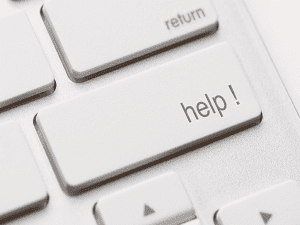 white keyboard