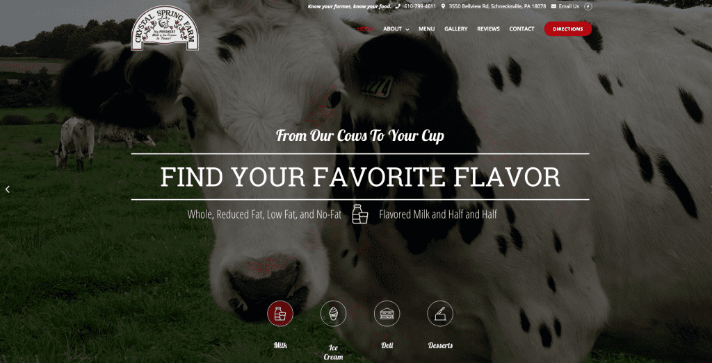 Crystal Spring Farms - Best Lehigh Valley Websites Crystal Spring Farms - Best Lehigh Valley Websites