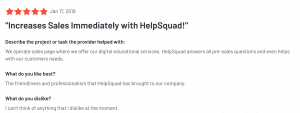 Ruby Live Chat vs HelpSquad: Choosing Live Chat Agents 7 Ruby Live Chat vs HelpSquad Customer Reviews Comparison