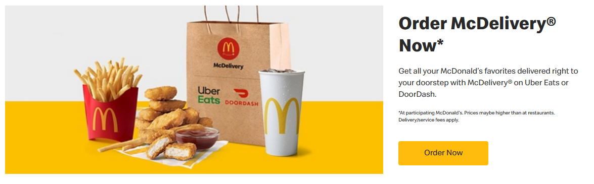 Landing Page Psychology: 8 Ways to Make More Sales 3 McDonalds landing page psychology