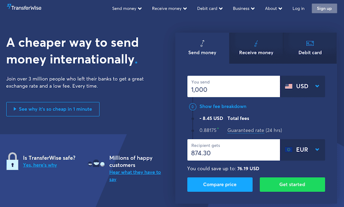 Landing Page Psychology: 8 Ways to Make More Sales 2 TransferWise landing page psychology