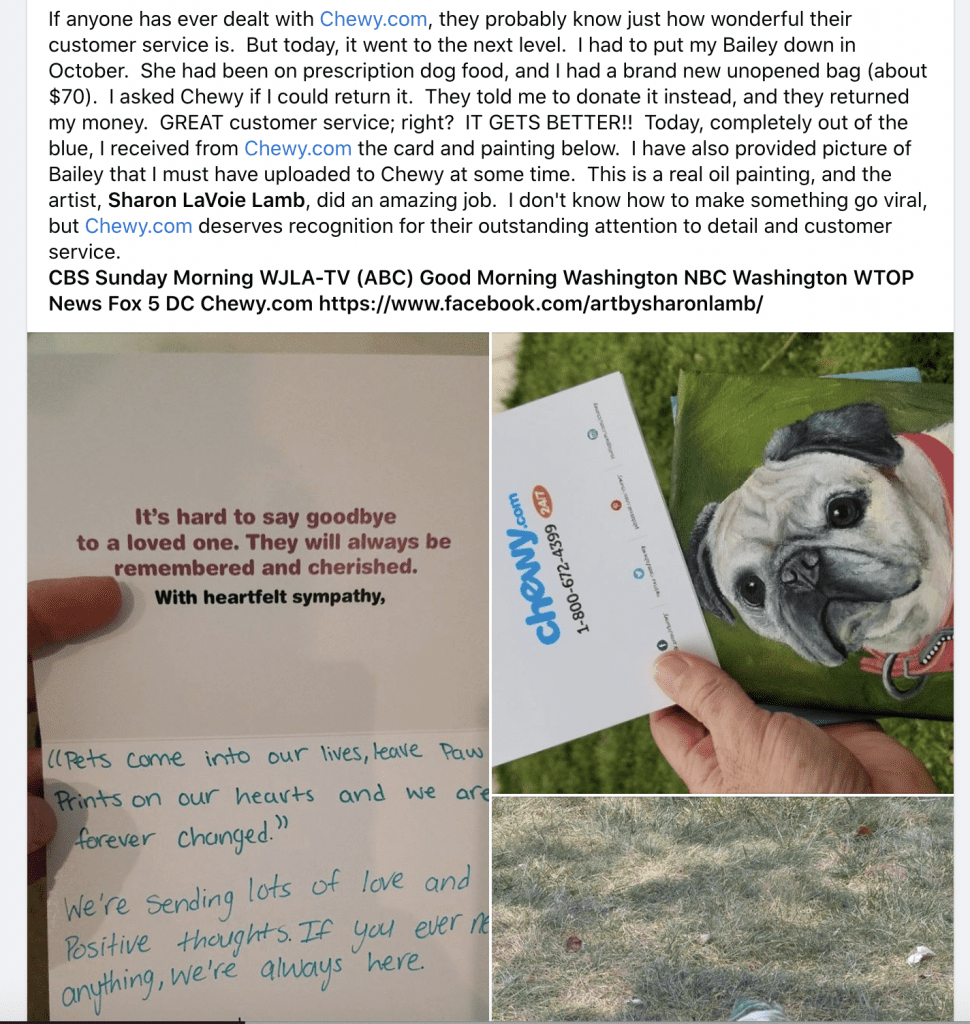 How These 7 Brands Inspire Loyalty 1 Chewy Gives Customers Sympathy Cards