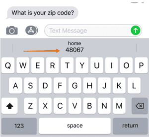 Unlocking potential of an SMS Chatbot with Examples 1 sms auto suggest