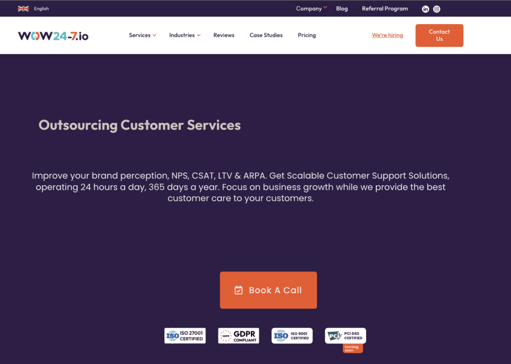 10 Best Customer Support Outsourcing Companies for 2024 4 Wow24-7