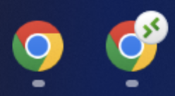 Local and Streamed Apps (taskbar)