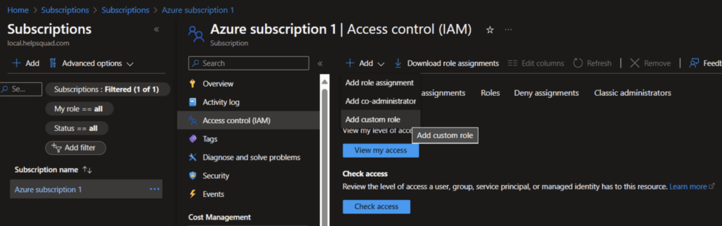 Azure Subscription