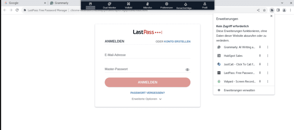Testing AWS Workspaces Web portal